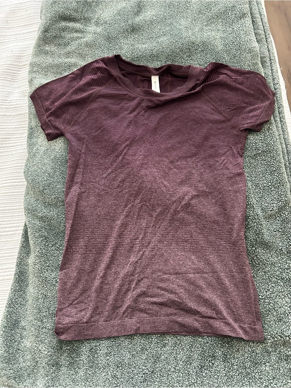 Athleta Short Sleeve Crew Tee in Plum